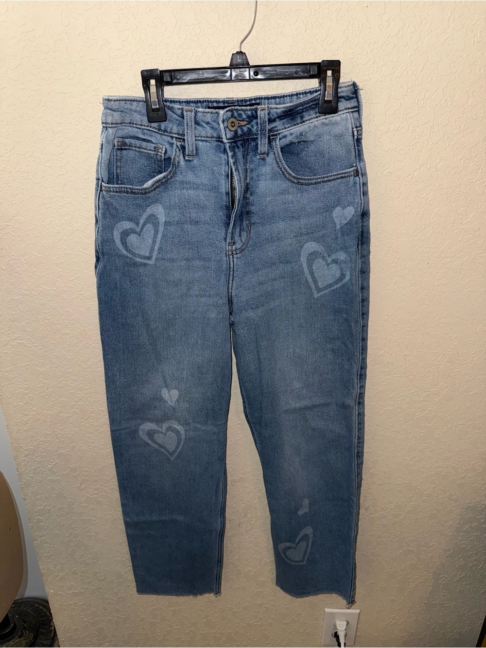 Women’s Hollister high-rise heart print jeans